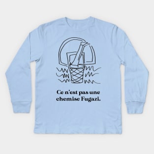 Ce n'est pas une chemise Fugazi. Kids Long Sleeve T-Shirt